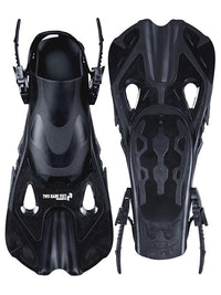 Two Bare Feet Adult Diving Fins (F01 Black)