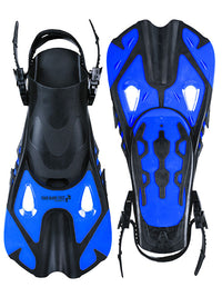 Two Bare Feet Adult Diving Fins (F01 Blue)
