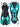 Two Bare Feet Adult Diving Fins (F01 Teal)