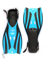 Two Bare Feet Adult Diving Fins (F52 Aqua)