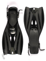 Two Bare Feet Adult Diving Fins (F52 Black)