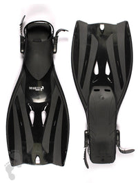 Two Bare Feet Adult Diving Fins (F52 Black)