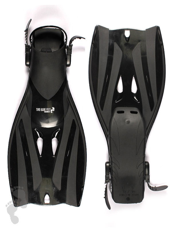 Two Bare Feet Adult Diving Fins (F52 Black)