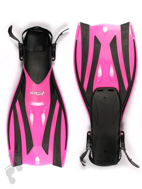Two Bare Feet Adult Diving Fins (F52 Pink)