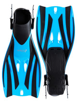 Two Bare Feet Adult Diving Fins (F52 Aqua)