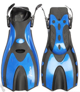 Two Bare Feet Adult Diving Fins (F70 Blue)