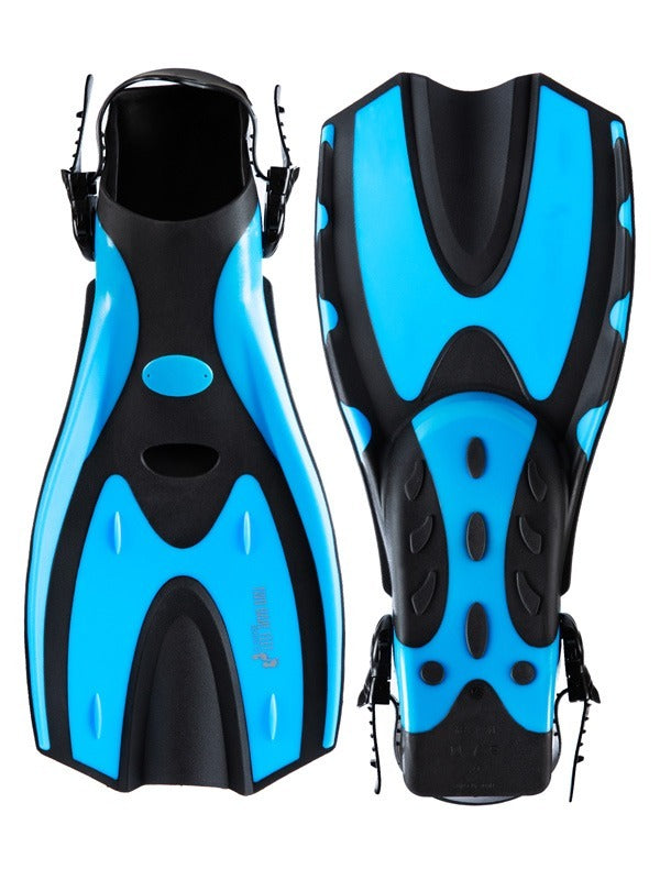 Pro Dive Series Silicone Mask, Dry Top Snorkel & F70 Fins 3 Piece Set 3 (Aqua)