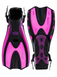 Two Bare Feet Adult Diving Fins (F70 Pink)