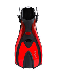 Two Bare Feet Adult Diving Fins (F70 Red)