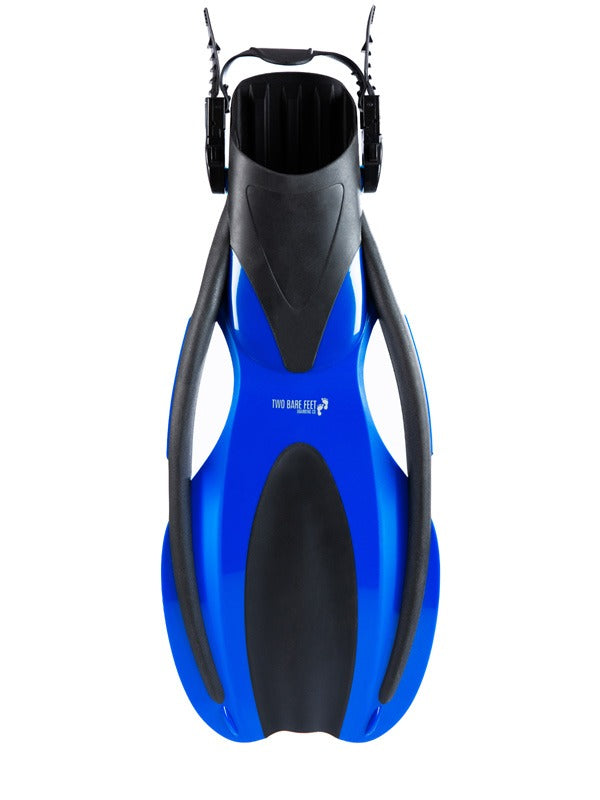 Two Bare Feet Adult Diving Fins (F75 Blue)