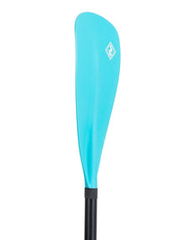 Two Bare Feet 2 Piece Fibreglass Hybrid SUP Paddle (Aqua)