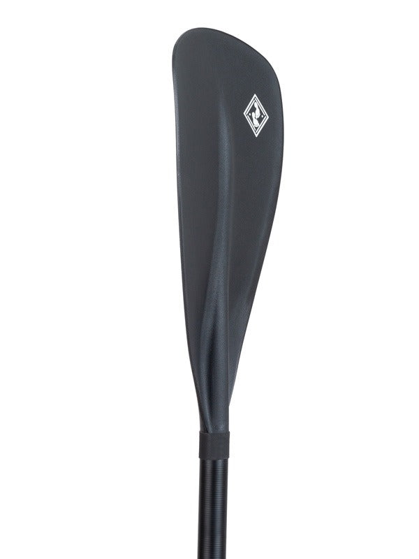 Two Bare Feet 2 Piece Fibreglass Hybrid SUP Paddle & Bag Package (Black)