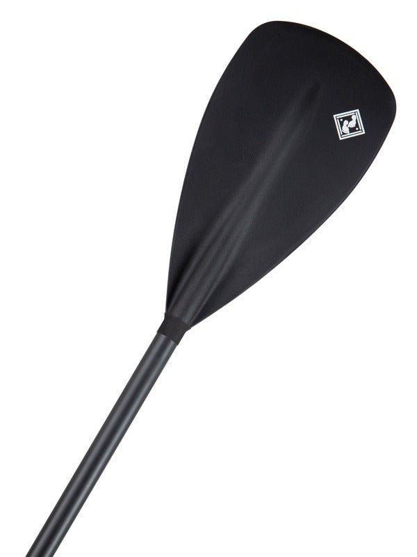 Two Bare Feet 2 Piece Fibreglass Hybrid SUP Paddle (Black)