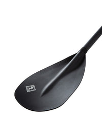 Two Bare Feet 2 Piece Fibreglass Hybrid SUP Paddle & Bag Package (Black)