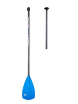 Two Bare Feet 2 Piece Fibreglass Hybrid SUP Paddle (Blue)