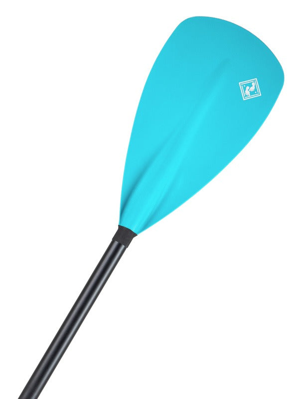 Two Bare Feet 2 Piece Fibreglass Hybrid SUP Paddle (Aqua)