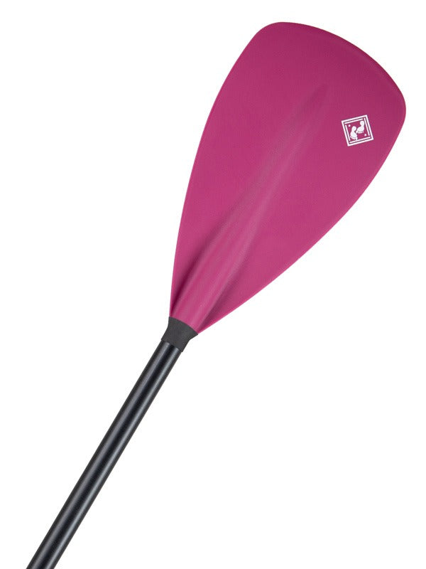 Two Bare Feet 3 Piece Fibreglass Hybrid SUP Paddle (Raspberry)