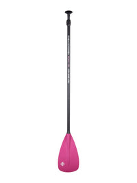 Two Bare Feet 3 Piece Fibreglass Hybrid SUP Paddle & Bag Package (Raspberry)