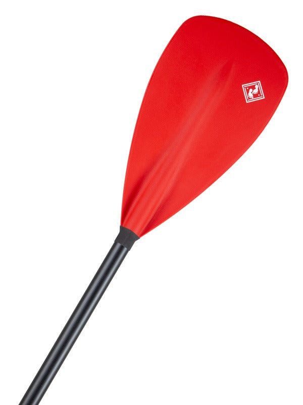 Two Bare Feet 2 Piece Fibreglass Hybrid SUP Paddle (Red)