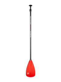 Two Bare Feet 3 Piece Fibreglass Hybrid SUP Paddle (Red)