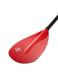 Two Bare Feet 3 Piece Fibreglass Hybrid SUP Paddle & Bag Package (Red)