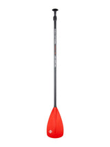 Two Bare Feet 2 Piece Fibreglass Hybrid SUP Paddle & Bag Package (Red)