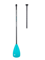 Two Bare Feet 2 Piece Fibreglass Hybrid SUP Paddle (Teal)