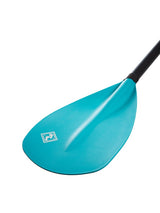 Two Bare Feet 2 Piece Fibreglass Hybrid SUP Paddle (Teal)