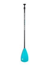 Two Bare Feet 3 Piece Fibreglass Hybrid SUP Paddle (Teal)