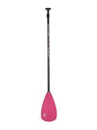Two Bare Feet 3 Piece Fibreglass Hybrid SUP Paddle (Pink)