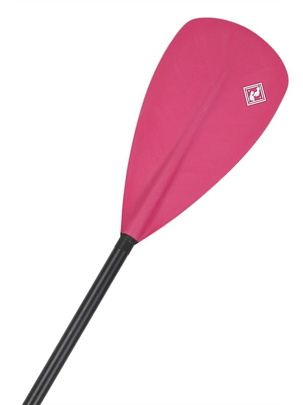 Two Bare Feet 2 Piece Fibreglass Hybrid SUP Paddle (Pink)