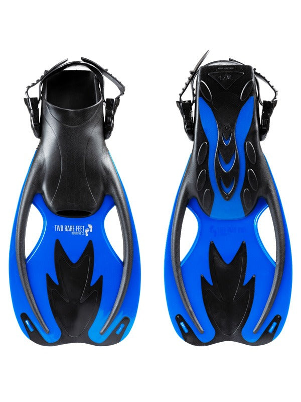 Two Bare Feet Childrens Diving Fins (F89 Blue)