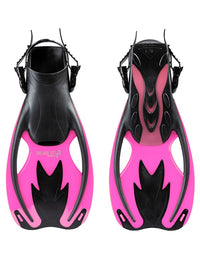 Two Bare Feet Childrens Diving Fins (F89 Pink)