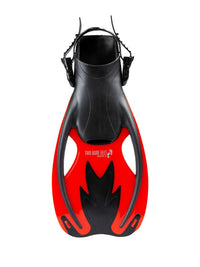 Two Bare Feet Childrens Diving Fins (F89 Red)