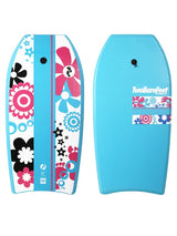 Two Bare Feet Flowers Double Bodyboard & Bag Bundle