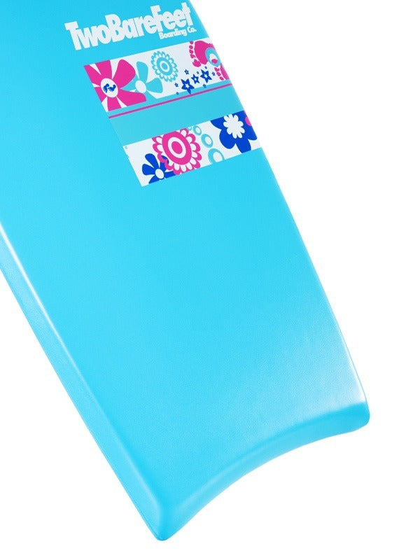 37" Flowers Bodyboard (Aqua)