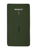 Sherpa Lined Waterproof Beach Travel Blanket (Forest/Charcoal)