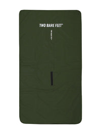 Sherpa Lined Waterproof Beach Travel Blanket (Forest/Charcoal)