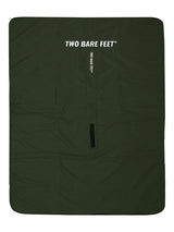 XL Sherpa Lined Waterproof Beach Travel Blanket (Forest/Charcoal)