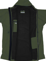 Two Bare Feet Kids Weatherproof Changing Robe with Changing Mat (Forest/Black)