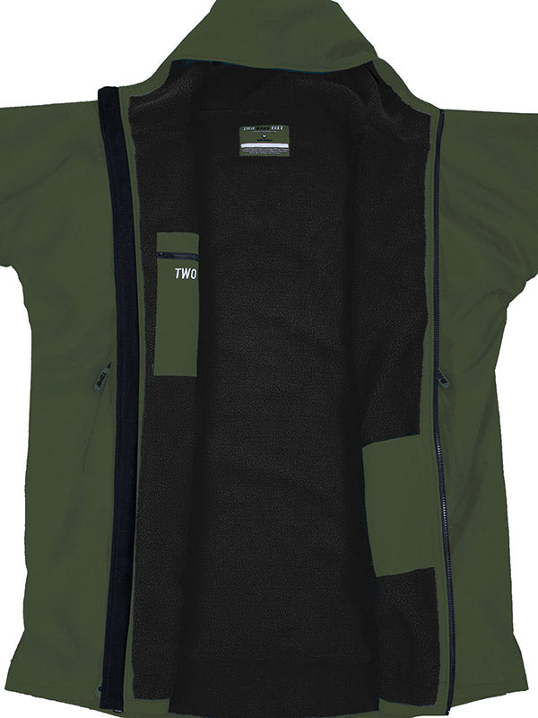 Two Bare Feet Kids Weatherproof Changing Robe with Changing Mat (Forest/Black)