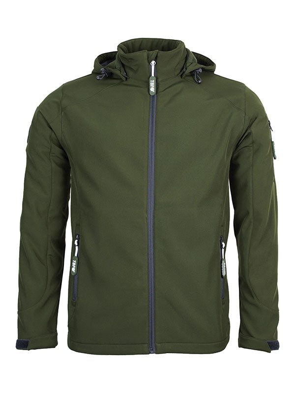 Mens Softshell Waterproof Jacket (Forest)
