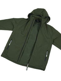 Mens Softshell Waterproof Jacket (Forest)