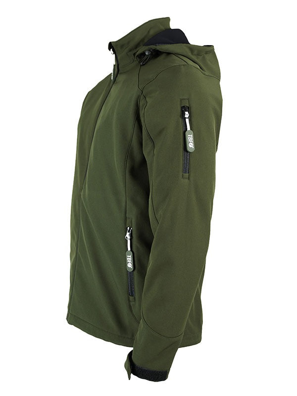 Mens Softshell Waterproof Jacket (Forest)