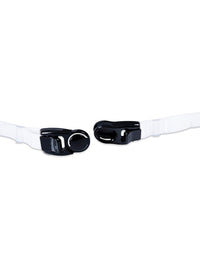 Two Bare Feet Adult Single Lens Swim Goggles (White/Blue)