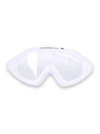 Two Bare Feet Adult Single Lens Swim Goggles (White/White)
