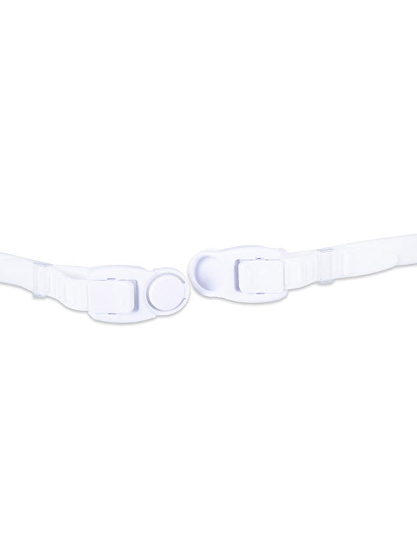 Two Bare Feet Junior Single Lens Swim Goggles (White/Raspberry)