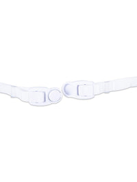 Two Bare Feet Junior Single Lens Swim Goggles (White/White)