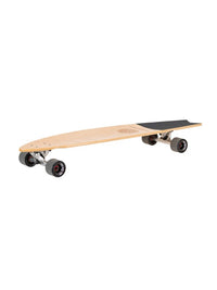 Two Bare Feet Girona 40in Canadian Maple Longboard Skateboard Complete (Black Wheels)