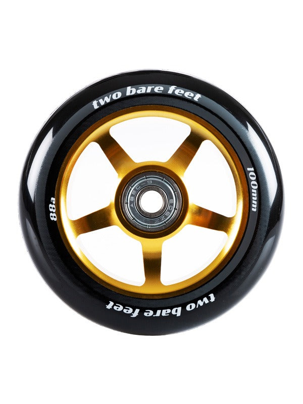 TBF Alloy Series Scooter Wheel - 5 Star (Gold Single Wheel)